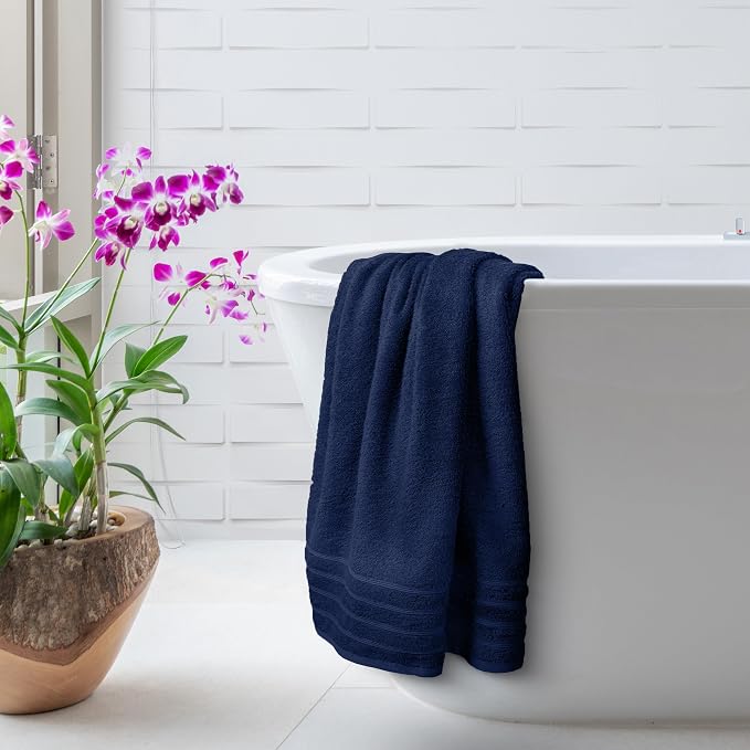 Avalon Towels Bath Towels Set of 4, Size 30 x 60 Inches, Highly Soft and - Image 2