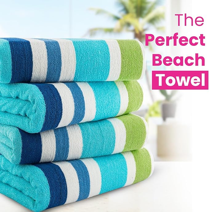 CASA COPENHAGEN Monaco Beach Towels Designed in Denmark Rough and Tough - Image 2