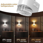 L LOHAS LED Night Light, 3CCT Bubble Night Lights Plug into Wall, 4 Pack - Image 3