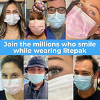 Litepak 125-Pack Disposable Face Mask Premium Comfort Earloops - Image 3
