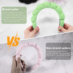 Ztomine 2 Count Hairband, Absorbent Terry Cloth Spa Headbands - Image 3