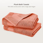 BIOWEAVES 100% Organic Cotton 700 GSM Luxury Bath Towels - Image 2