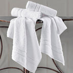 Hawmam Linen White Hand Towels for Bathroom, 16x29 Inch, Premium Turkish Cotton - Image 5