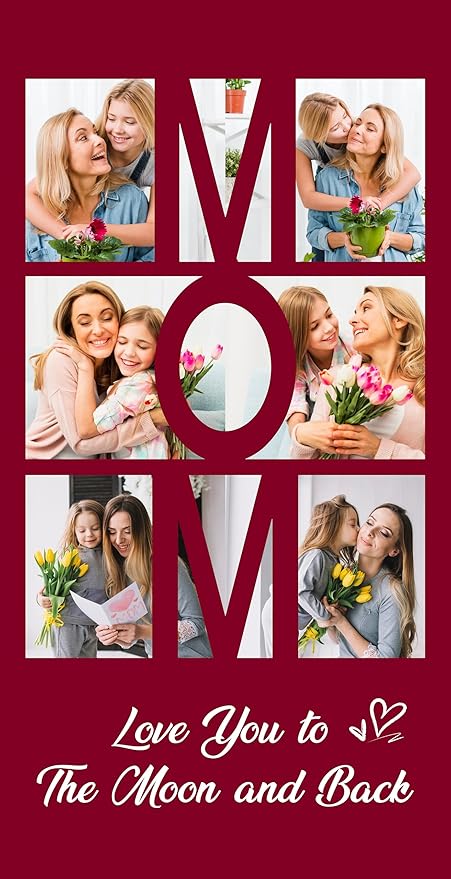 JML Mothers Day Birthday Gifts for Mom from Daughter Son, Personalized Beach by JML