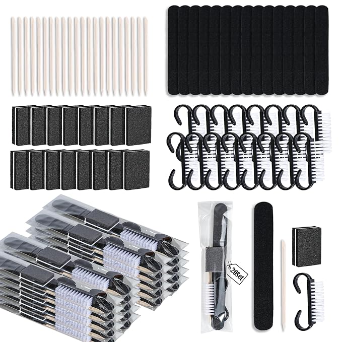 20 Sets Disposable Manicure Kit Basics 4 Piece Nail Kit by Uyolaxed