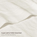 BIOWEAVES 100% Organic Cotton 700 GSM Plush 6-Piece Towel Set GOTS Certified - Image 3