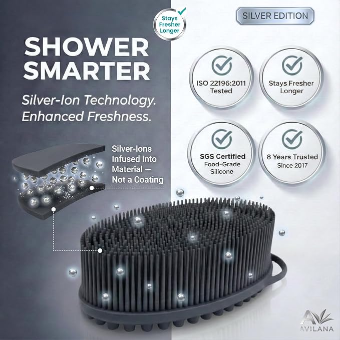 Avilana Silver Edition Body Scrubber - Image 3
