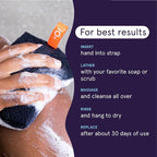 Cleanlogic Detoxify Purifying Charcoal Infused Exfoliating Body Scrubber - Image 4