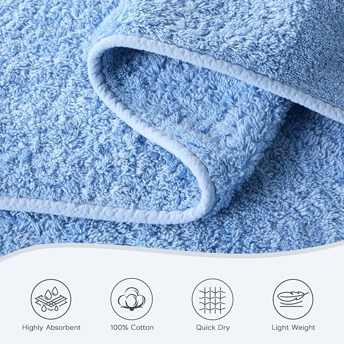 REDKISS Towels 2 Pack Luxury Extra Large Bath Towels Set 30 x 58 Inches – 100% - Image 5