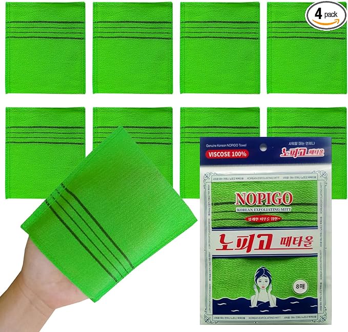 Korean Asian Exfoliating Bath Washcloth Mitt by NOPIGOSEOULKOREA