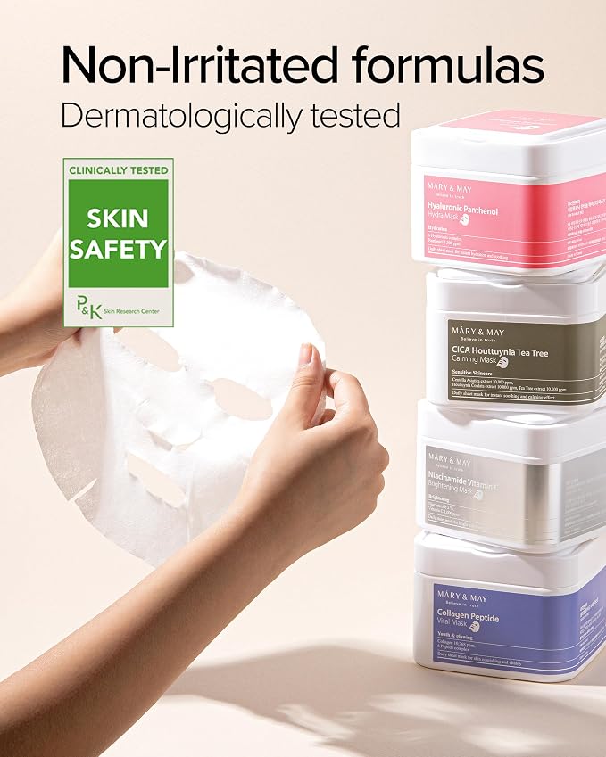 Mary&May Hyaluronic Panthenol Hydra Mask – Daily Pull-Out Box - Image 6