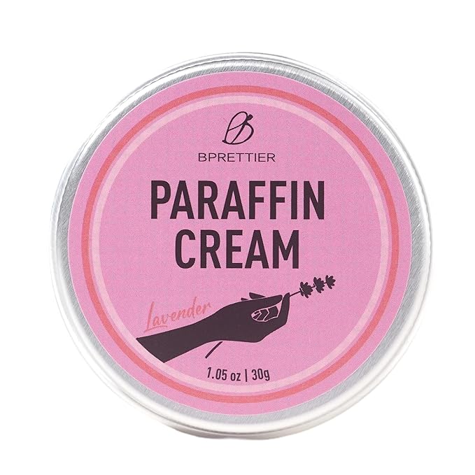 Cold Paraffin Wax Cream for Hands and Feet, Shea Butter Cuticle Balm, Lavender by BPrettier