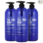 Tea Tree Body Wash with Mint & Shower Gel with Vitamin E by AnatoliaDaphne