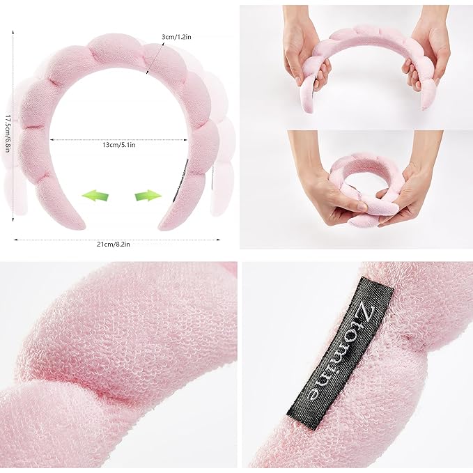 Spa Facial Headbands Combo Pack - Image 2