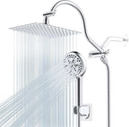 Hibbent All Metal CUPC Certified Shower Head, Handheld Showerhead Combo by Hibbent