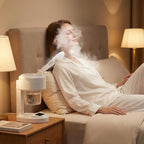 Nano Ionic Facial Steamer, 360° Rotatable Portable Mist Sprayer, Warm Mist Face - Image 2