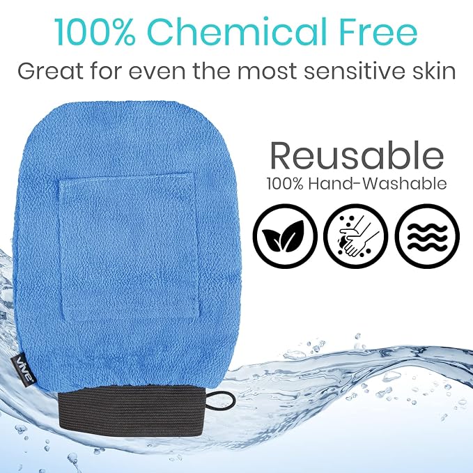 Vive Exfoliating Mitts for Body - Image 7