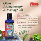 Olbas Massage and Aromatherapy Oil, 1.65 Fl Oz, body massage oil, Swiss Herbal - Image 2