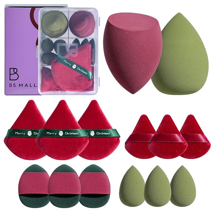 Makeup Sponge Set BS-MALLTriangle Puff 14 Pcs by BS-MALL