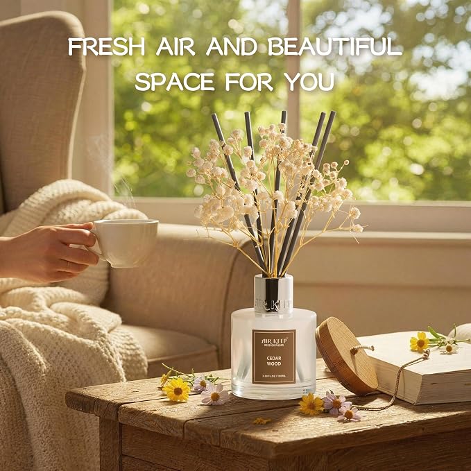 Airkeep Reed Diffuser Set, 3.38 fl oz - Image 6