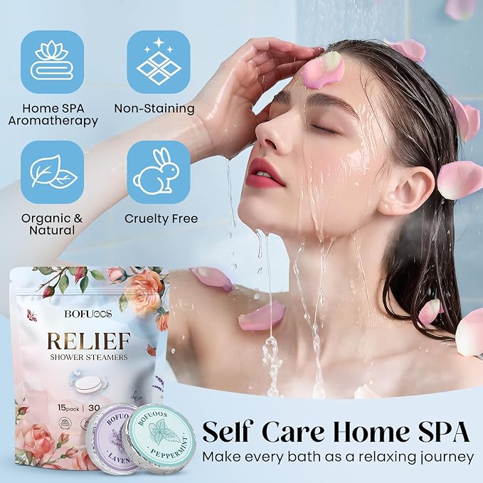Shower Steamers Aromatherapy, Birthday Mothers Day Gifts - Image 2