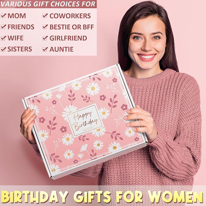 Birthday Gifts for Women Friendship, Unique Happy Birthday Gifts Basket for Mom - Image 3