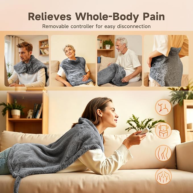 GOTCOZY Wareable Heating Pad for Back Pain Relief, Machine Washable, Gifts for - Image 5