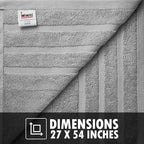 Infinitee Xclusives 100% Cotton Luxury Bath Towels Set of 2 - Image 7