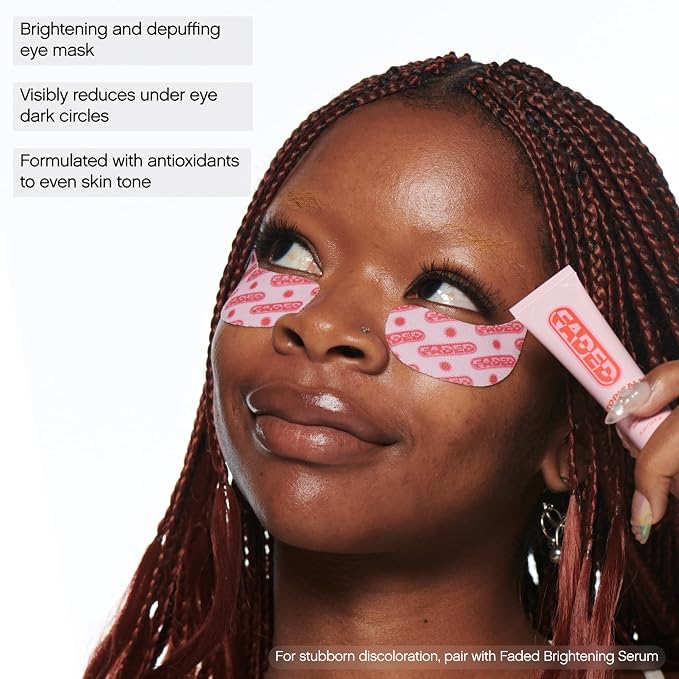 Topicals Faded Brightening Under Eye Masks | Patches to Depuff, Brighten and - Image 2
