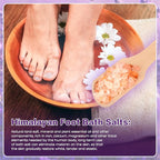 Himalayan Pink Foot Soak Salt Tea Tree Oil Foot Soak Kit, Lavender - Image 4