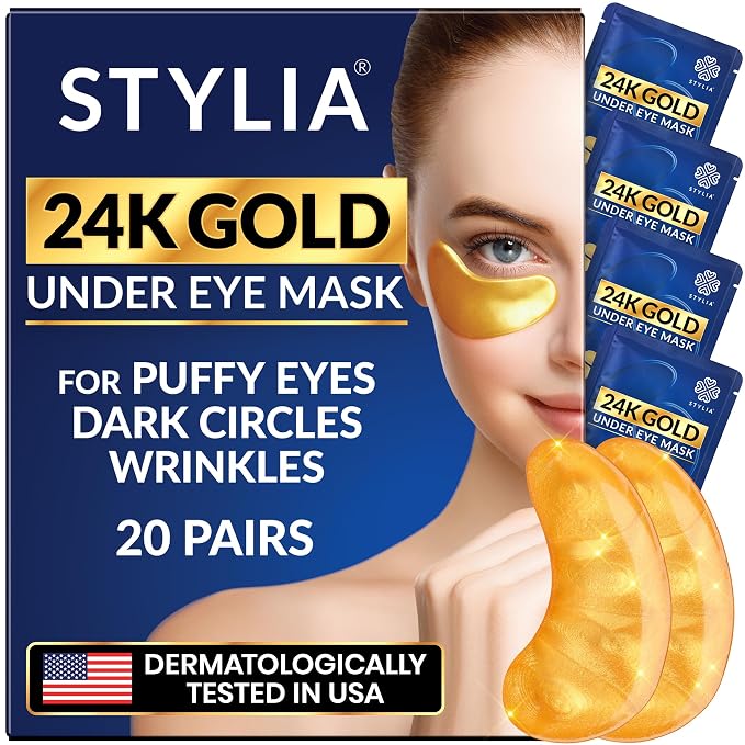 Stylia Under Eye Patches for Puffy Eyes and Dark Circles by Stylia
