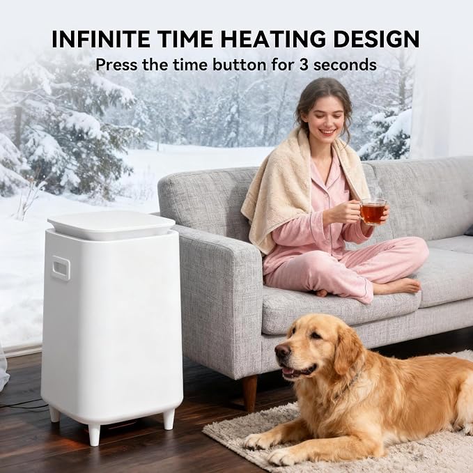 Large Towel Warmer for Bathroom, Unlimited Heating Heated Towel Warmers Bucket - Image 2