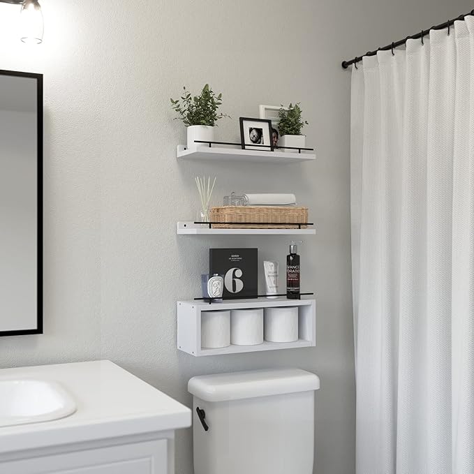 WOPITUES Floating Shelves for Wall - Image 2