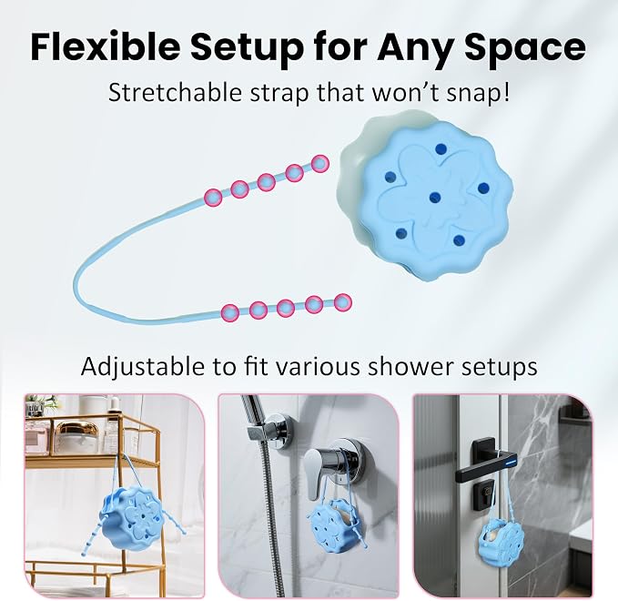 Silicone Shower Steamer Holder/Tray, Hangable&Durable Shower Steamer Holder - Image 3