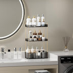Akinbas 3 Tier Bathroom Organizer Countertop Makeup Perfume Tray Skincare - Image 2