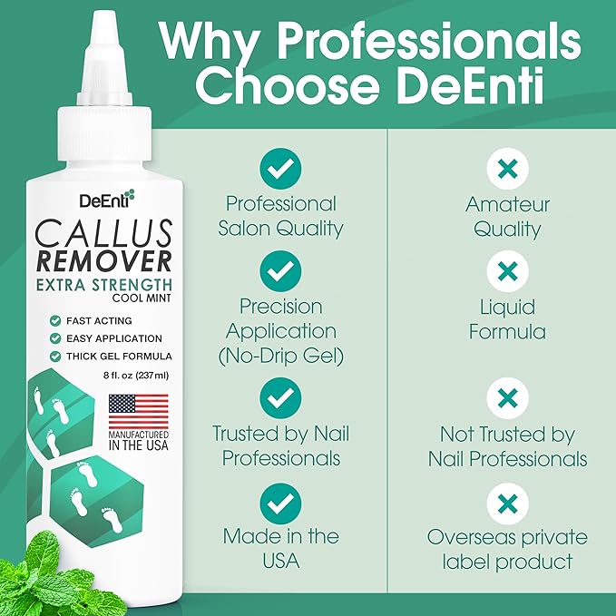 DeEnti Callus Maintenance Pack, Bundle Includes Mint Scented Callus Remover - Image 6
