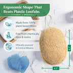 Natural Loofah Exfoliating Sponge - Image 2