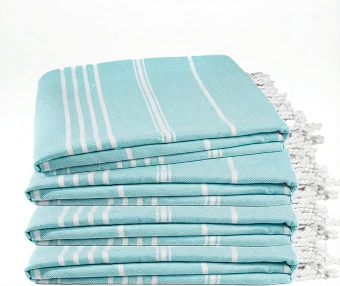 Cotton Turkish Beach Towel by 9Threads