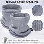 TICONN Neck Gaiter Face Cover Scarf, Neck Warmer Breathable Sun & Wind-proof - Image 2