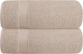 Belizzi Home Cotton 2 Pack Oversized Bath Towel Set 28x55 inches, Large Bath by Unknown