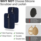 Yiclick Exfoliating Body Scrubber, Body Exfoliator Scrubber, Exfoliating Sponge - Image 3