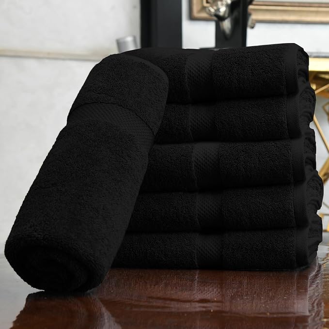 HERCULEAN Premium Bath Towels 24 x 48 Pack of 6 | Quick Dry and Highly - Image 3