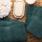 Superior Egyptian Cotton Pile Face Towel/Washcloth Set of 6, Ultra Soft Luxury - Image 5