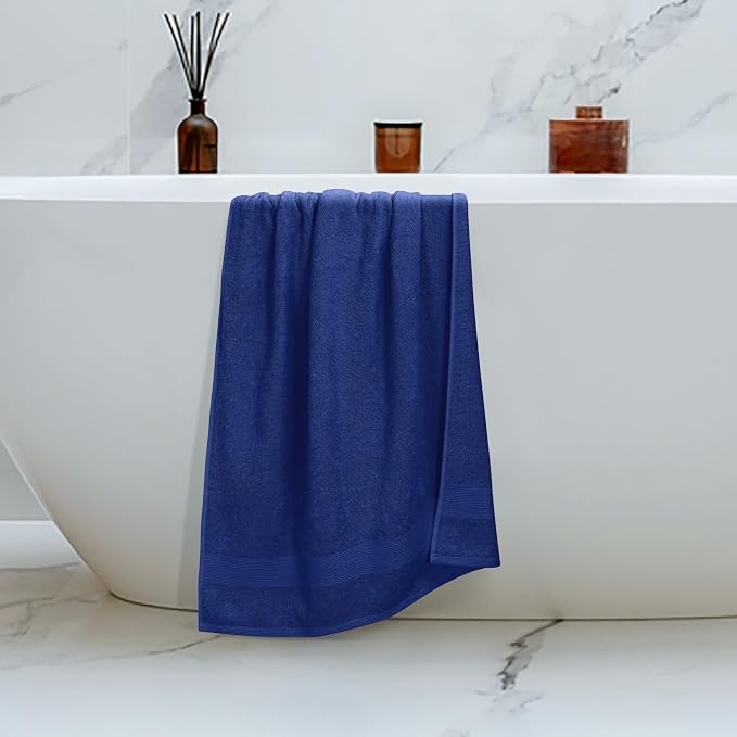 Belizzi Home 4 Pack Bath Towel Set 27x54, 100% Ring Spun Cotton, Ultra Soft - Image 5