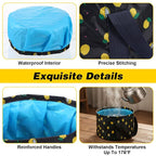 Molain Foldable Bucket for Soaking Feet, Portable Foot Bath Tub Spa Basin Black - Image 3