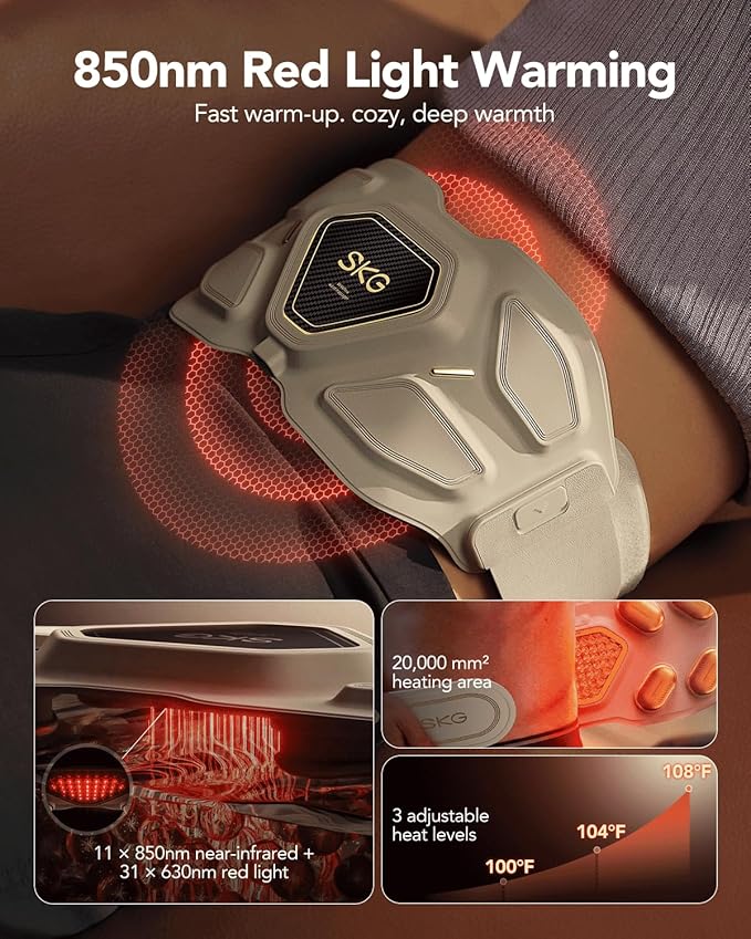 SKG W9 Ultra 2.0 Lower Back Massager - Image 6