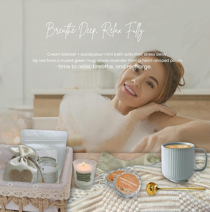Get Well Soon Gift Basket- Relaxation, Mothers Day /Self Care Package, After - Image 4