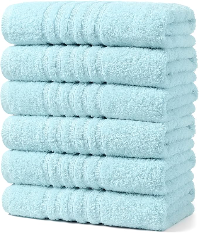 Aibaser Towels 6 Pack Bath Towel by Aibaser