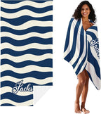 JML Custom Beach Towel with Name, Personalized Microfiber Beach Towel with Name - Image 2