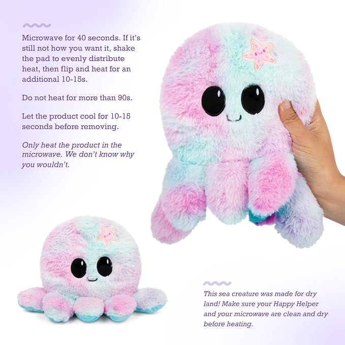 Happy Helpers Octopus by Relatable, Microwavable Heating Pad - Image 5